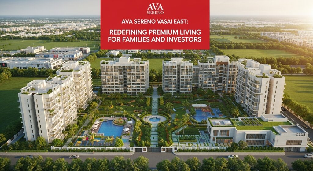 AVA Sereno vasai East: Redefining Premium Living for Families and Investors